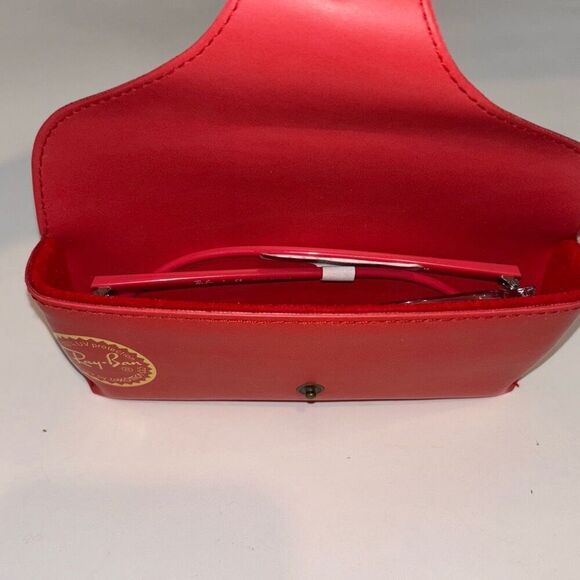 NEW Ray Ban 7173  5950 49 20 145 pink/clear glasses Rx w/case main image 10